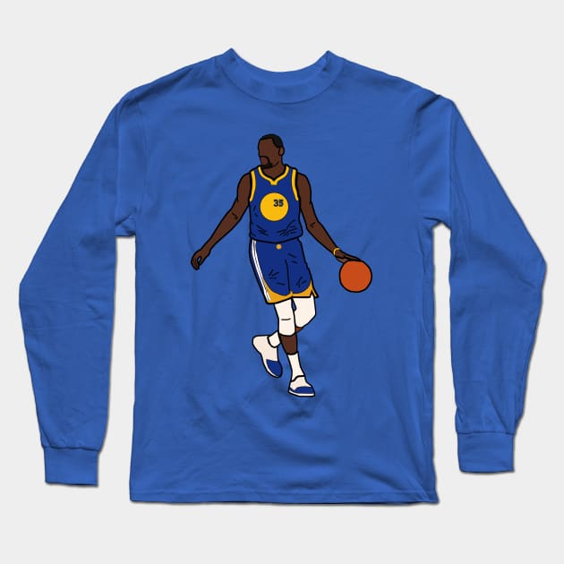 Kevin Anteater - Golden State Warriors Long Sleeve T-Shirt by xavierjfong